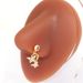 gatte European and American cross-border diamond heart-shaped nose nail moon five-star pendant nose nail piercing nose nail nose stud_ipsvogv.com