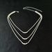 Personality exaggerated rhinestone necklace Fashion trend street shooting clavicle chain retro claw chain multi layer necklace_ipsvogv.com