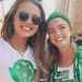 St. Patrick's Day Personalized Green Acrylic Glitter Clover Drop Earrings_ipsvogv.com