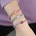 Women's Jewelry Heart Shaped Zircon Chain Bracelet Hip Hop Full Diamond Bracelet_ipsvogv.com