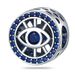 Women's Jewelry Magic Eye Series Blue Eye Tima White Copper Plated Silver Beads_ipsvogv.com