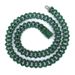 Unisex 10mm Diamond Emerald Diamond Flip Cover Men's Alloy Necklace Rap Cuban Chain Pendant_ipsvogv.com