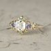 Sanjie's New Gold-plated Instagram Popular Women's Ring Hexagonal Irregular Italian Jewelry_ipsvogv.com