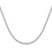 Linglang S Pure Silver Necklace For Women Hip-Hop Tennis Single Row Full Diamond Clavicle Chain_ipsvogv.com