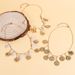 Jewelry Round Cake Water Drop Pendant Necklace Fashion Versatile Clavicle Chain NK27420_ipsvogv.com