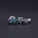 Fashionable And Versatile 0.5 2 Carat Rainbow Moissanite Earrings For Commuting S925 Sterling Silver Colored Moissanite Earrings_ipsvogv.com
