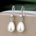 Cao Shi's New Baroque Earrings Have A Water Droplet Shaped Pearl Long Style, Elegant Women's Earrings, And Are_ipsvogv.com