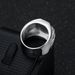 Luxurious Men's With Full Diamond Inlay Hip-Hop Steel Titanium Octagonal Ring_ipsvogv.com