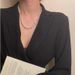 2022 Autumn New Three Layer Pearl Necklace French Elegant Pearl Long Necklace Dinner Style Sweater Chain Female_ipsvogv.com
