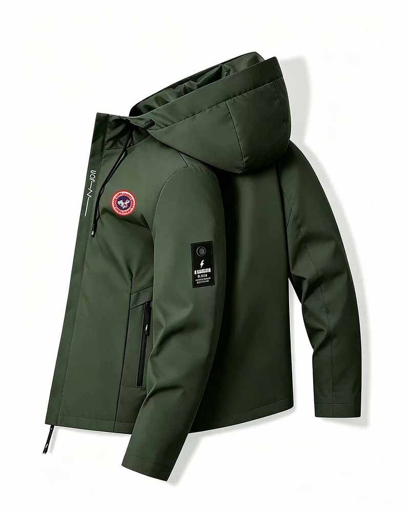 Women's Clothing New Lightweight Windproof Hooded Jacket (Spring/Autumn/Winter) – Unisex Casual Utility-Style Sports Jacket With Stylish Patterns_ipsvogv.com