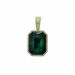 Men’s Jewelry Set Fashion Hot Selling Colored Gemstone Alloy Large Pendant With Colored Gemstone Cuban Necklace Hip Hop Cool Necklace_ipsvogv.com
