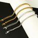 Hip Hop Encrypted Cuban Chain Gold Men's Bracelet Stainless Necklace Titanium Steel Jewelry_ipsvogv.com