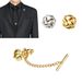 Men's Jewelry Fashion Tie Clip Accessories Handmade Round Metal Tie Tack Tie Pin_ipsvogv.com