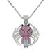 Hip hop personality full diamond spider shaped pendant necklace men and women trendy hoodies, fashionable long chain for_ipsvogv.com