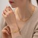 Instagram Gold Stainless Steel Square Chain Versatile And Colorless Bracelet Jewelry_ipsvogv.com
