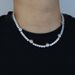 Hip Hop New Eye Zircon Tennis Chain Fashion Trend Men's Tennis Chain Necklace_ipsvogv.com