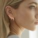 Women’s Jewelry Set Fashion Brass With Real Gold Plating Simple And Stylish Zircon Inlaid Ladies' Earrings Set Of Four_ipsvogv.com