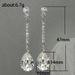 Cao Shi star's same pear shaped earrings Shiny AAA water drop zircon earrings Luxury fashion women's ear jewelry_ipsvogv.com