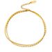 Cold Wind Titanium Steel Bracelet Net Red Leg Ring Jewelry Non Fading Women's Beach Accessories_ipsvogv.com