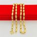 Jin Yicheng Gold Plated Jewelry Hollow Olive Bean Beads Men's And Women's Necklace Fashion Accessories_ipsvogv.com