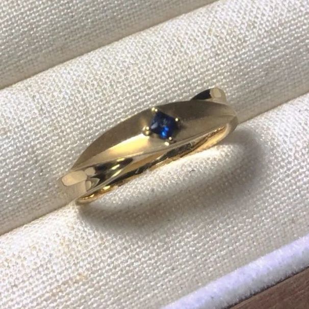 Design A Light Luxury Blue Zircon Couple's With Fashionable Temperament, Personality, Niche, High-end Feeling, Exquisite_ipsvogv.com