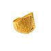 Sand Jewelry, Gold-plated Smooth Sailing, Sandblasted Men's Domineering And Wealthy Gold Living Ring, Ring_ipsvogv.com