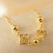Women's Charm Love Bracelet Four Leaf Flower Ethiopia Hawaii Autumn/Winter Jewelry_ipsvogv.com