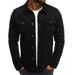 Men's Casual Solid Color Jacket Cardigan Button Cargo Jacket_ipsvogv.com