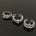Open Women's New Zircon Ins Style Light Luxury Niche Design Advanced Fashion Personality Exquisite Ring Set_ipsvogv.com
