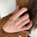 Luxurious Super Sparkle Zircon Ins Premium Korean Versatile Cool Design Fried Dough Twists Chain Ring_ipsvogv.com