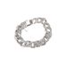 Iced Out Shiny Rhinestone Crystal Gold Plated Miami Cuban Chain Men's Hip Hop Bracelet_ipsvogv.com