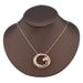 Elliptical Hollow Leopard Pendant With Micro Inlaid Zircon Hip-hop Jewelry, Street Rap Singer Men's Necklace_ipsvogv.com