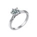 Mosang Stone Spiritual 1 Carat Multi Women's Simulated Diamond Ring Opening Classic Certificate_ipsvogv.com