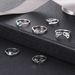 Combination Moon Star Wings Fish Shaped Hollow Open 6-piece Set Ring_ipsvogv.com