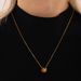 Triple Hoop Pendant Necklace Stainless Steel Mixed Color Zircon Adjustable Clavicle Chain Light Luxury Jewelry For Women_ipsvogv.com