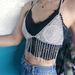 Full diamond tassel chest chain women sexy fashion bikini underwear chain suspender accessories female_ipsvogv.com