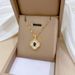 】 Shell 【 Lucky Grass Light Luxury Charm Gorgeous Full Diamond Necklace Women's Versatile Clavicle Titanium Steel Chain 【 】_ipsvogv.com
