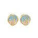 Ins Sweet and Fresh Women's Unique Drip Oil Lavender Plant Design Earrings, Versatile Earrings_ipsvogv.com
