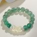 Natural Green Strawberry Crystal Yellow Water Bow Bracelet Simple And Fashionable Women's Novice String_ipsvogv.com