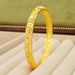 Gilded Fashion Hollow Out Four Flowers Design Women's Bracelet Daily Bridal Wedding Party Gift_ipsvogv.com