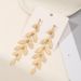 Heart-Shaped Earrings For Women, Five-Pointed Star, Exaggerated Leaf Layered Earrings, Geometric Design Studs With_ipsvogv.com