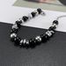 Men And Women's Jewelry Personalized Stainless Steel Hand Jewelry Fashion Versatile Black Agate Bracelet_ipsvogv.com