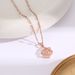 Korean version of the Six Stars Smart Series Necklace with Women's Micro Inlaid Fine Diamond Rotating Collar Chain,_ipsvogv.com