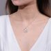 Natural Moonstone Topaz Necklace Clavicle Chain Sterling Silver Temperament New Original Design Niche Pendant Female_ipsvogv.com