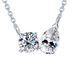 Water Drop Round Diamond S925 Sterling Silver Moissanite Necklace For Women Luxury High End_ipsvogv.com