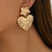 2024 New Style Women's Love Earrings Simple Small Fragrant Star Design Earnail Wrinkle Earaccessory_ipsvogv.com