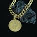 Hip Hop Round Full Diamond Libra Constellation Pendant, A Symbol Of Fair And Just Trial, Fashionable Men's Accessories_ipsvogv.com