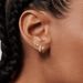 Women’s Jewelry Set Fashion Brass With Real Gold Plating Simple And Fashionable Gold Hoop Earrings With Zircon Three Piece Set_ipsvogv.com