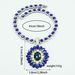 Women’s Jewelry Set Fashion Fashion Heavy Industry Light Luxury Designer Colorful Clavicle Chain Necklace Teardrop Shaped Diamond Pendant Necklace_ipsvogv.com