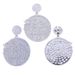 New SELFMADE Letter Round Pendant Trendy Set Zircon Men's Necklace_ipsvogv.com